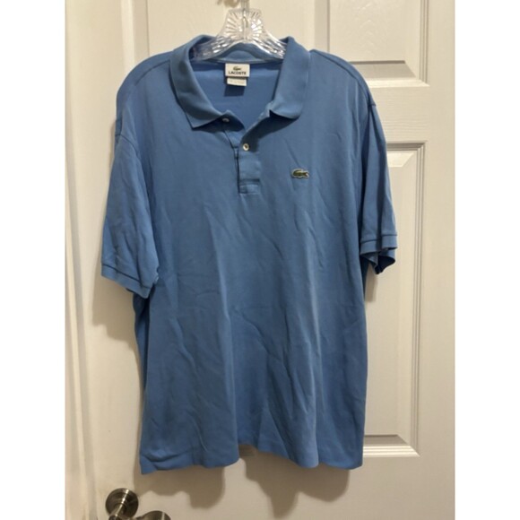 Lacoste Other - Lacoste Polo Men’s Size 7 Blue Lacoste Mens Polo Short Sleeve